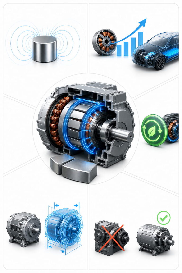 Vantaggi dei magneti NdFeB nei motori dei veicoli elettrici
