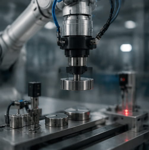 Grande magnete per apparecchiature di automazione