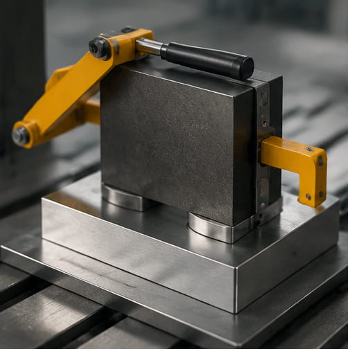 Grande magnete per il fissaggio e il sostegno industriale