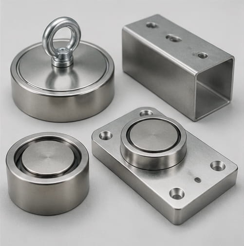 Grande magnete per assemblaggi magnetici