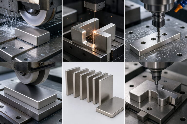 Servizi di lavorazione CNC su misura per magneti NdFeB