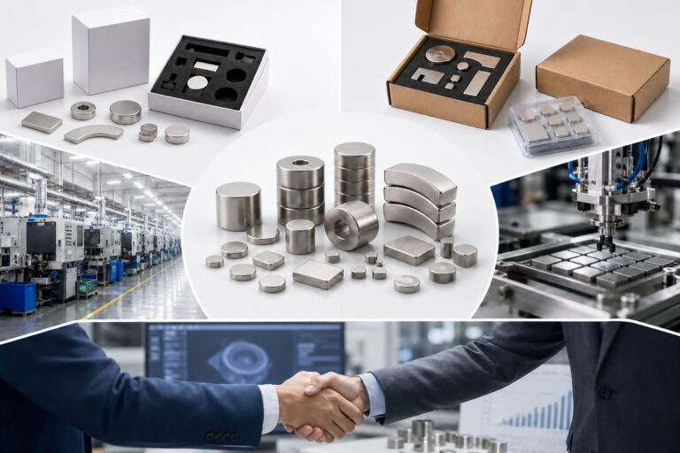 Servizi di produzione OEM su misura di magneti NdFeB