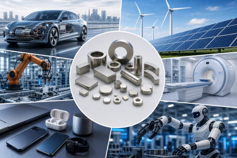 Settori industriali che utilizzano magneti NdFeB personalizzati