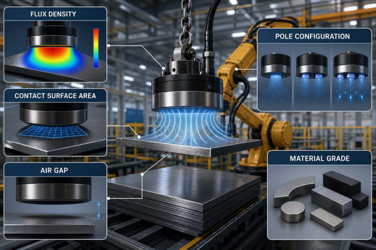 Fattori chiave di progettazione dei magneti per l'automazione industriale
