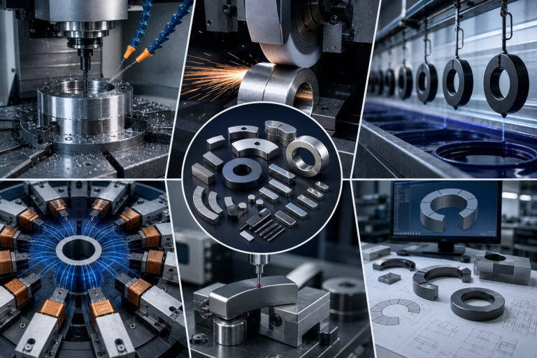 Capacità produttive nel settore dell'automazione industriale per la produzione di magneti
