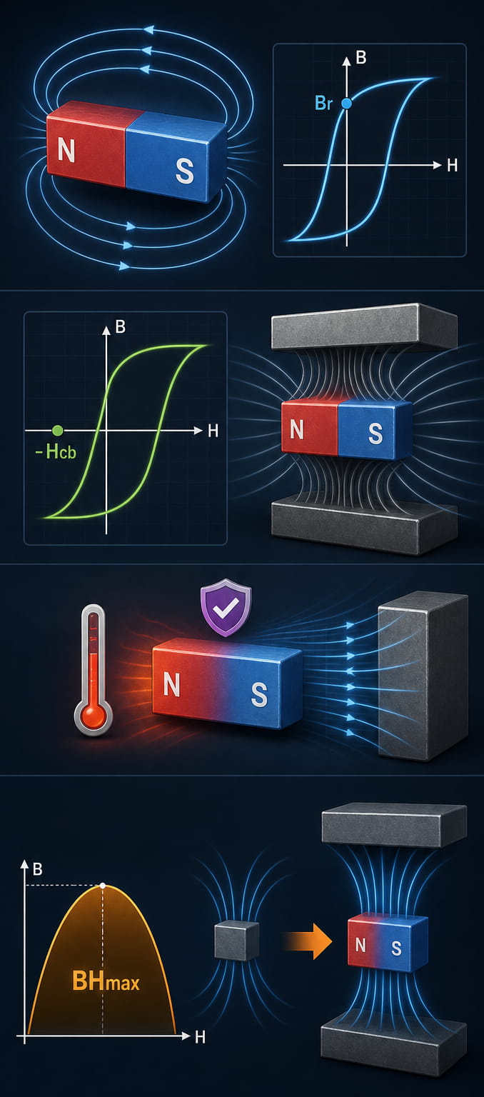 Applicazioni comuni dei magneti al neodimio ad alta temperatura