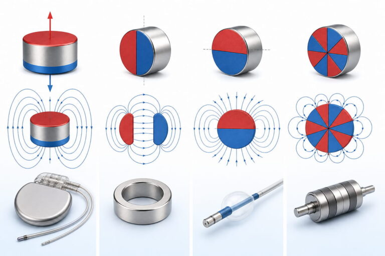 Magneti per dispositivi medici 19 Magneti medicali - Magnetizzazione personalizzata