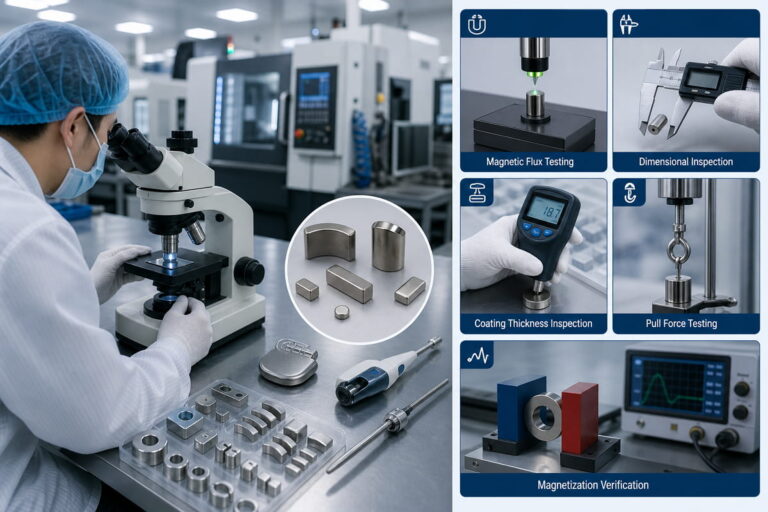 Magneti per dispositivi medici 12 Controllo di qualità Medical Magnet