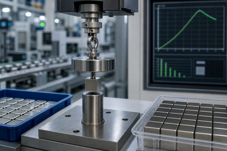 Obiettivi delle prove di forza di trazione sui magneti NdFeB durante il processo di produzione