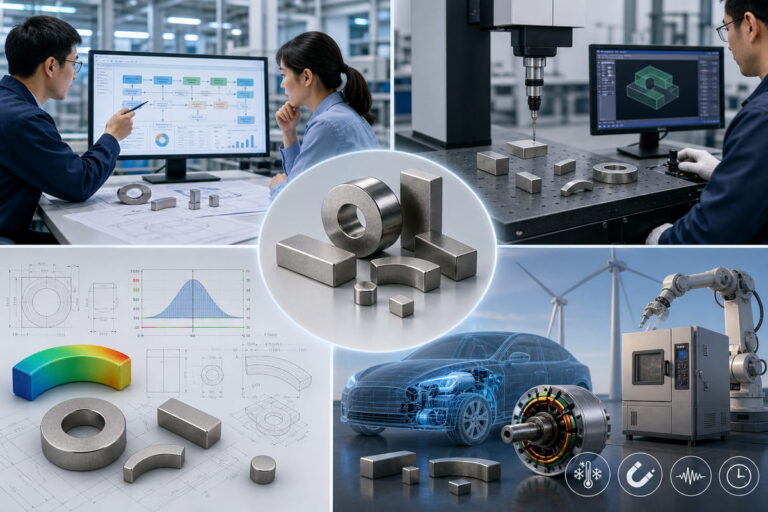 Assistenza tecnica per la produzione di magneti NdFeB