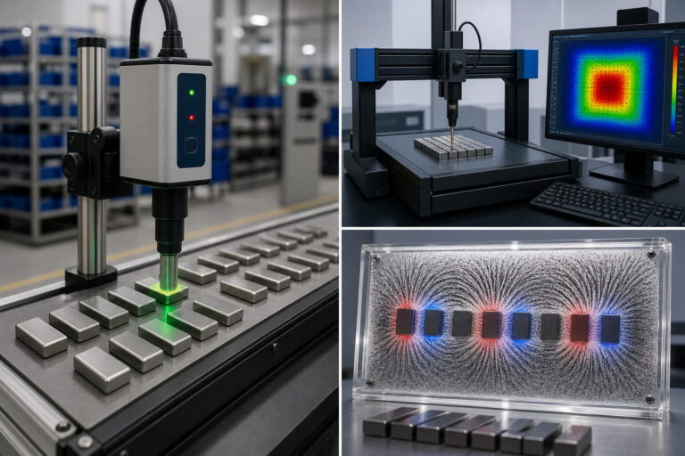Apparecchiature di controllo per la produzione di magneti NdFeB