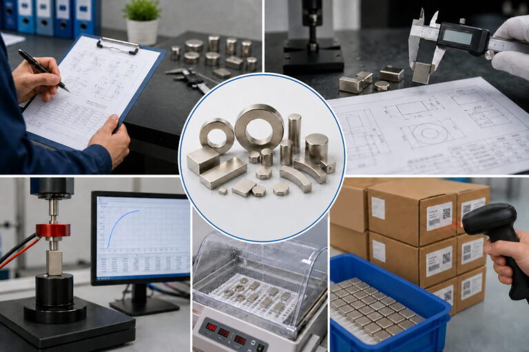 Servizi di assistenza OEM per la produzione di magneti NdFeB
