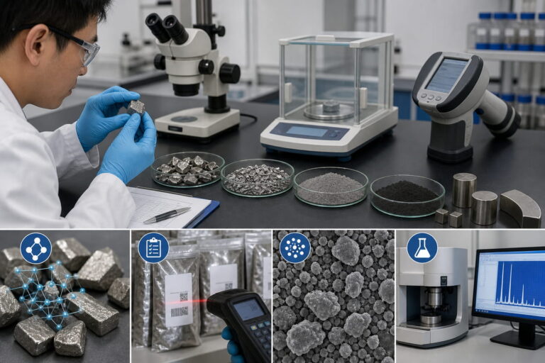 Punti chiave per il controllo delle materie prime nella produzione di magneti NdFeB