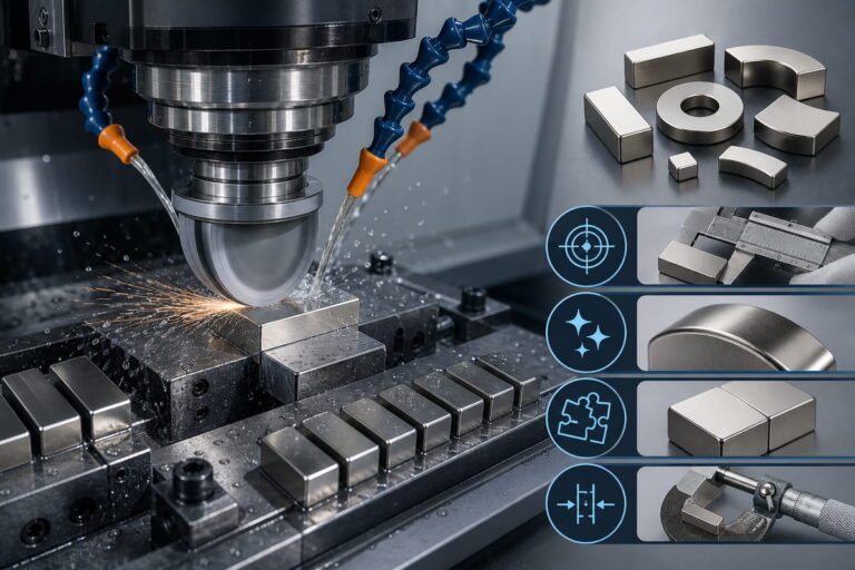 Vantaggi della rettifica CNC dei magneti NdFeB
