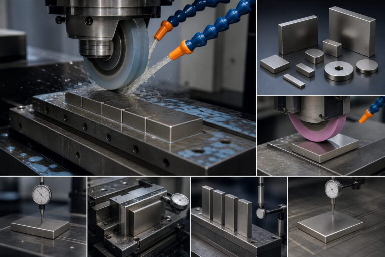 Capacità di rettifica CNC dei magneti NdFeB