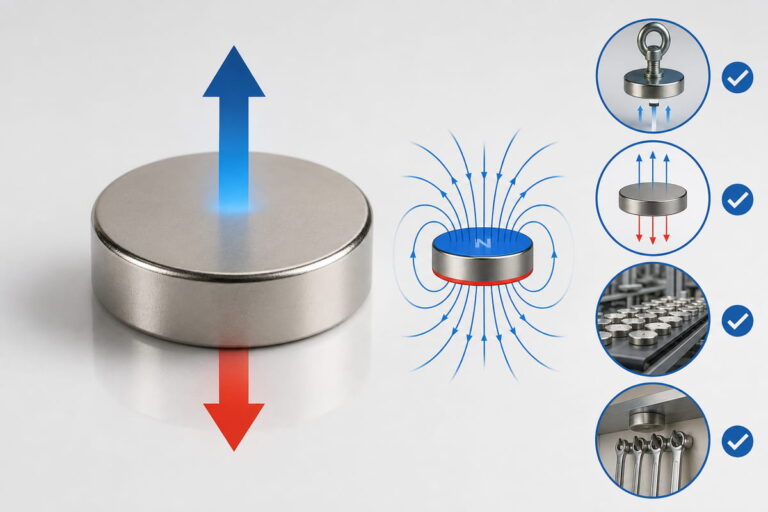 Vantaggi della magnetizzazione assiale dei magneti al neodimio