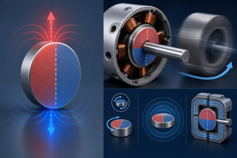 Vantaggi della magnetizzazione diametrale dei magneti al neodimio