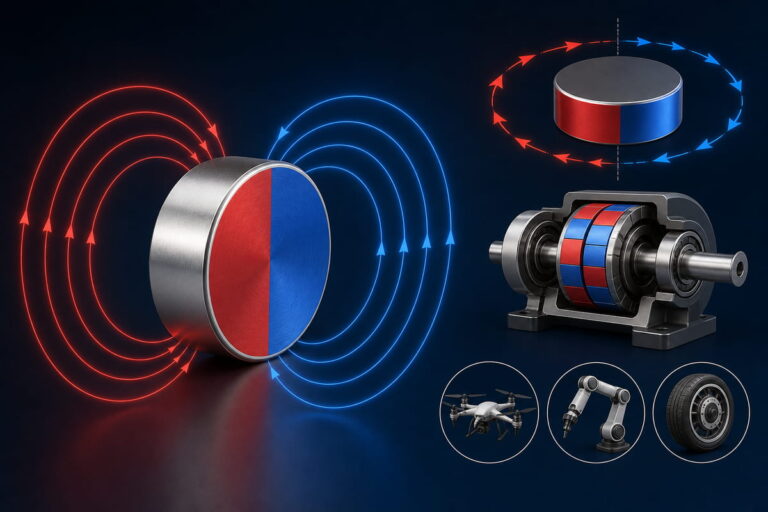 Magnete al neodimio: magnetizzazione diametrale – Caratteristiche principali