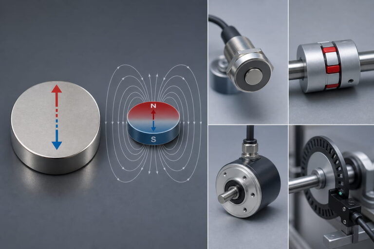 Magnete al neodimio – Magnetizzazione diametrale – Applicazioni tipiche