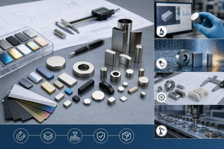 Servizi di ingegneria per magneti al neodimio: produzione OEM e rivestimenti personalizzati