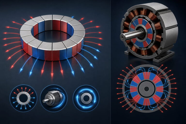 Caratteristiche principali della magnetizzazione radiale dei magneti al neodimio