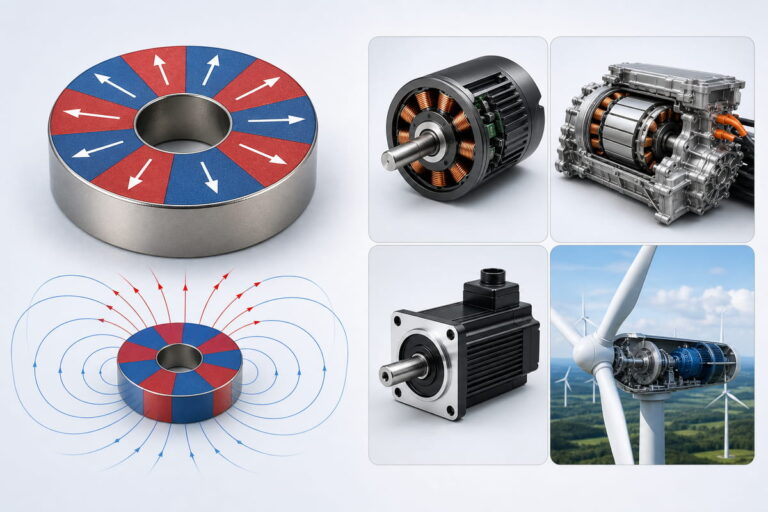 Magnete al neodimio a magnetizzazione radiale: applicazioni tipiche