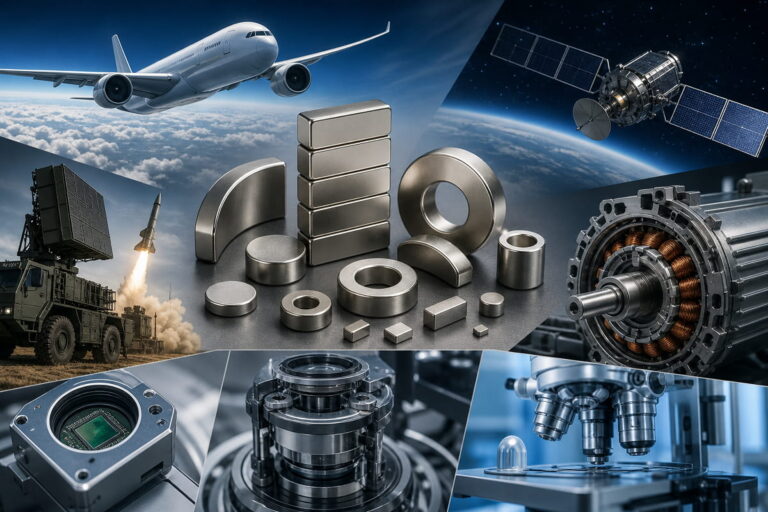 Magneti al neodimio per applicazioni aerospaziali e di ingegneria avanzata