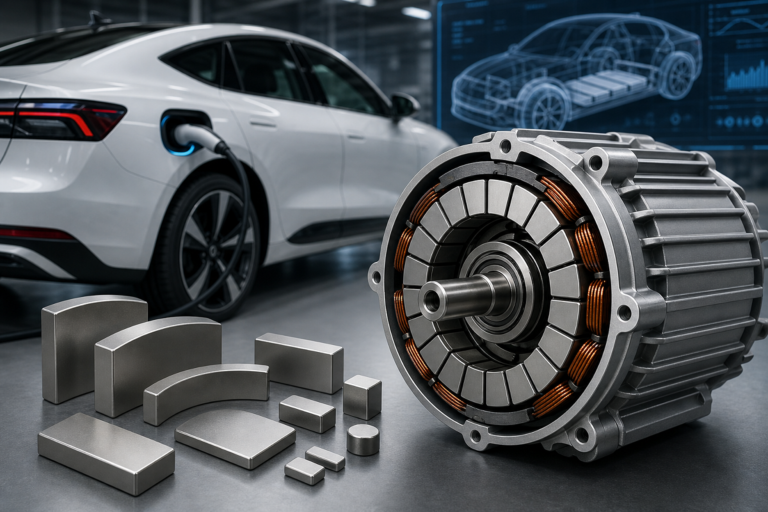 Magneti al neodimio per motori di veicoli elettrici
