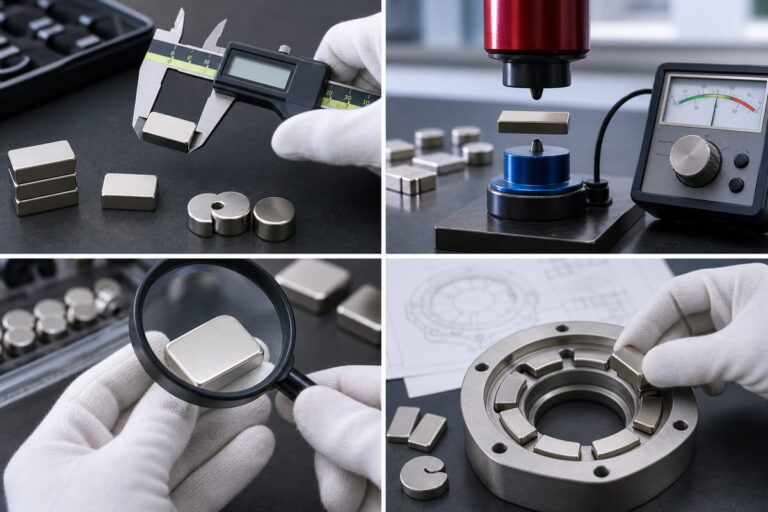 Obiettivi di qualità relativi al controllo e alle prove di qualità dei magneti al neodimio dopo la lavorazione meccanica