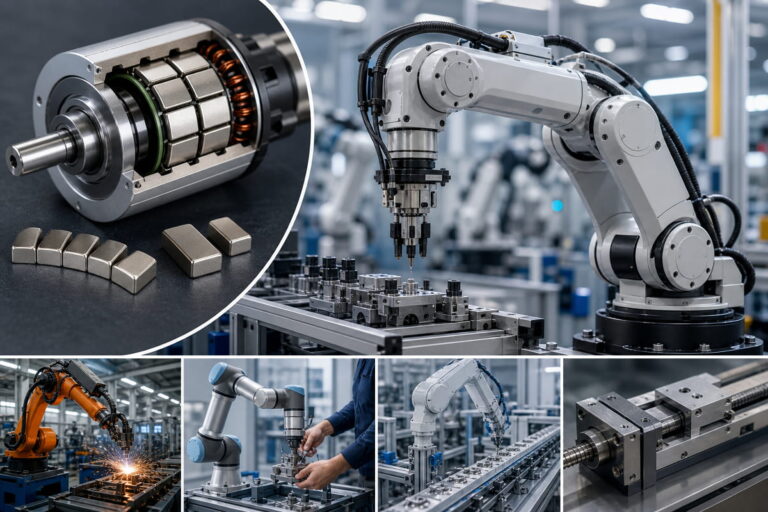 Magnete per attuatori robotici