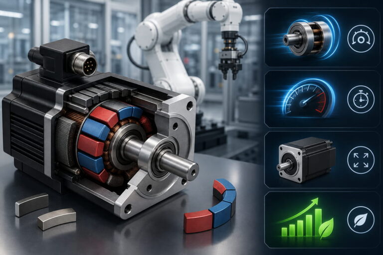 Magnete per servomotori nel campo della robotica