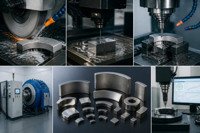 Magneti a segmenti 4 Immagine illustrativa delle capacità produttive di Segment Magnet