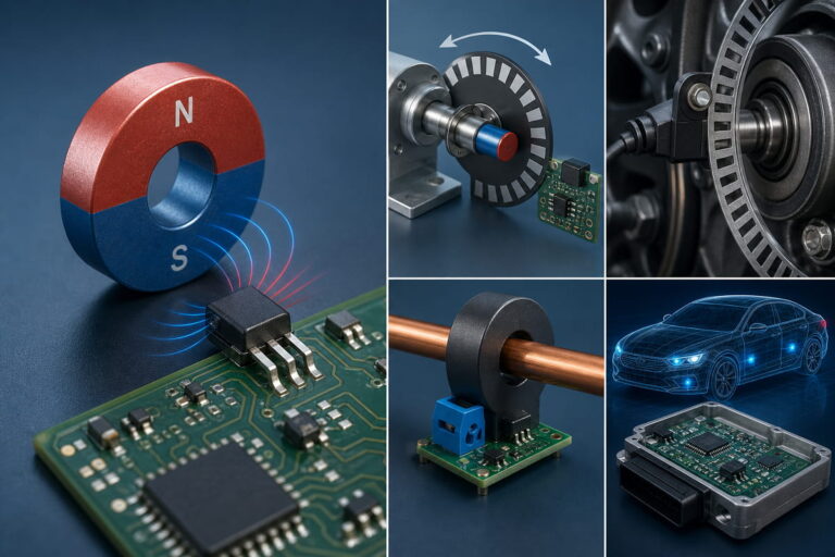 Sensori ed elettronica: magnete per sensori ad effetto Hall
