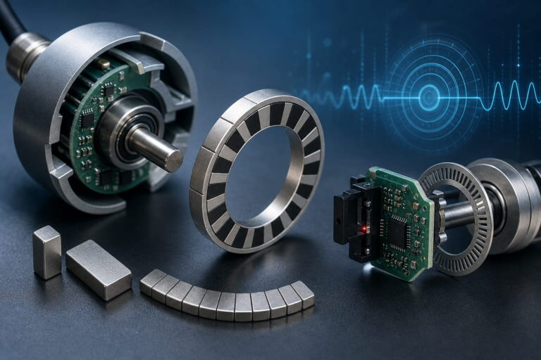 Sensore ed elettronica: magnete per encoder magnetici