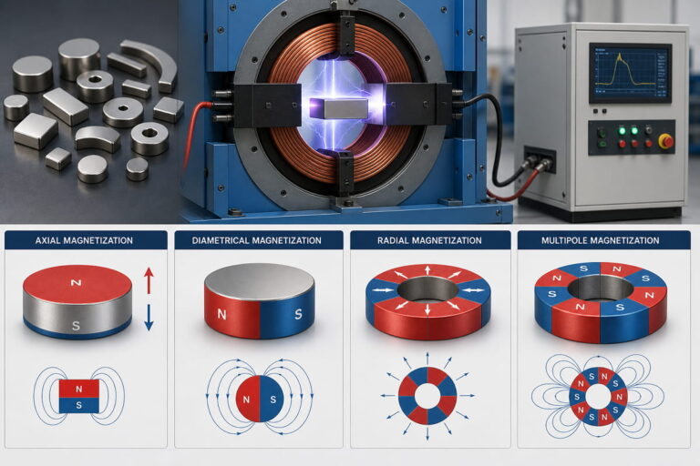 Metodi di magnetizzazione dei magneti sinterizzati NdFeB