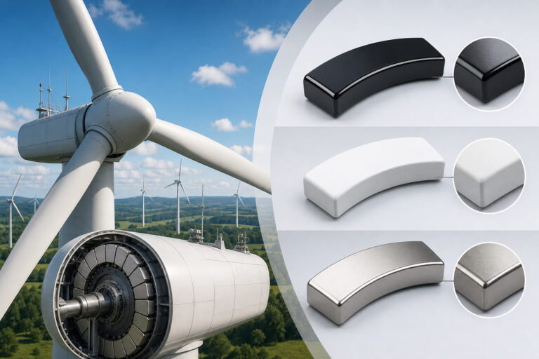 Magneti per generatori eolici 17 Rivestimenti personalizzati per magneti di turbine eoliche
