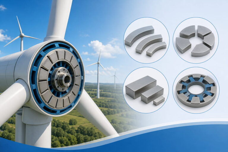 Magneti per generatori eolici 15 Magneti per turbine eoliche: forme personalizzate