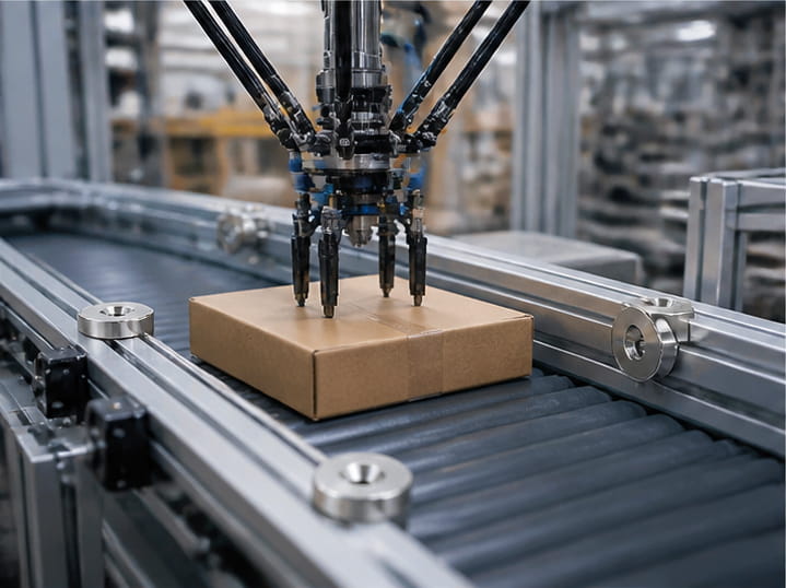 applicazioni dei magneti al neodimio a testa svasata nell'automazione e nella robotica