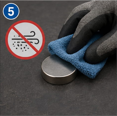 Si può tagliare un magnete al neodimio? 16 Pulizia