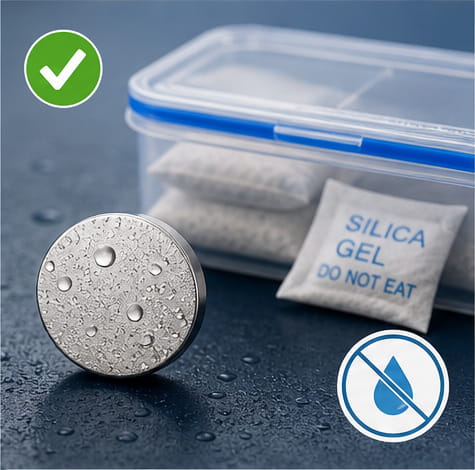 I magneti al neodimio sono sicuri? Guida completa alla sicurezza 11 Regolare l'umidità