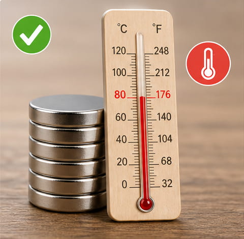 I magneti al neodimio sono sicuri? Guida completa alla sicurezza 10 Regolare la temperatura