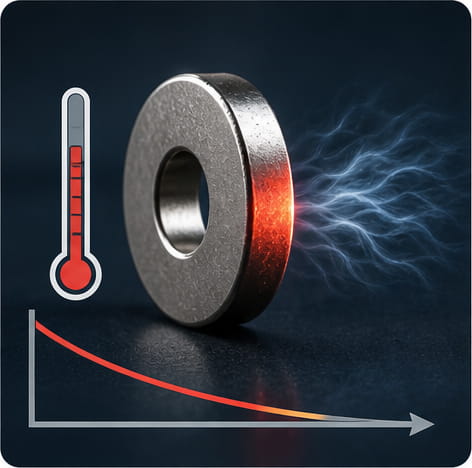 Si può tagliare un magnete al neodimio? 4 Smagnetizzazione