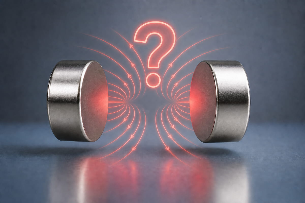 I magneti al neodimio si respingono?