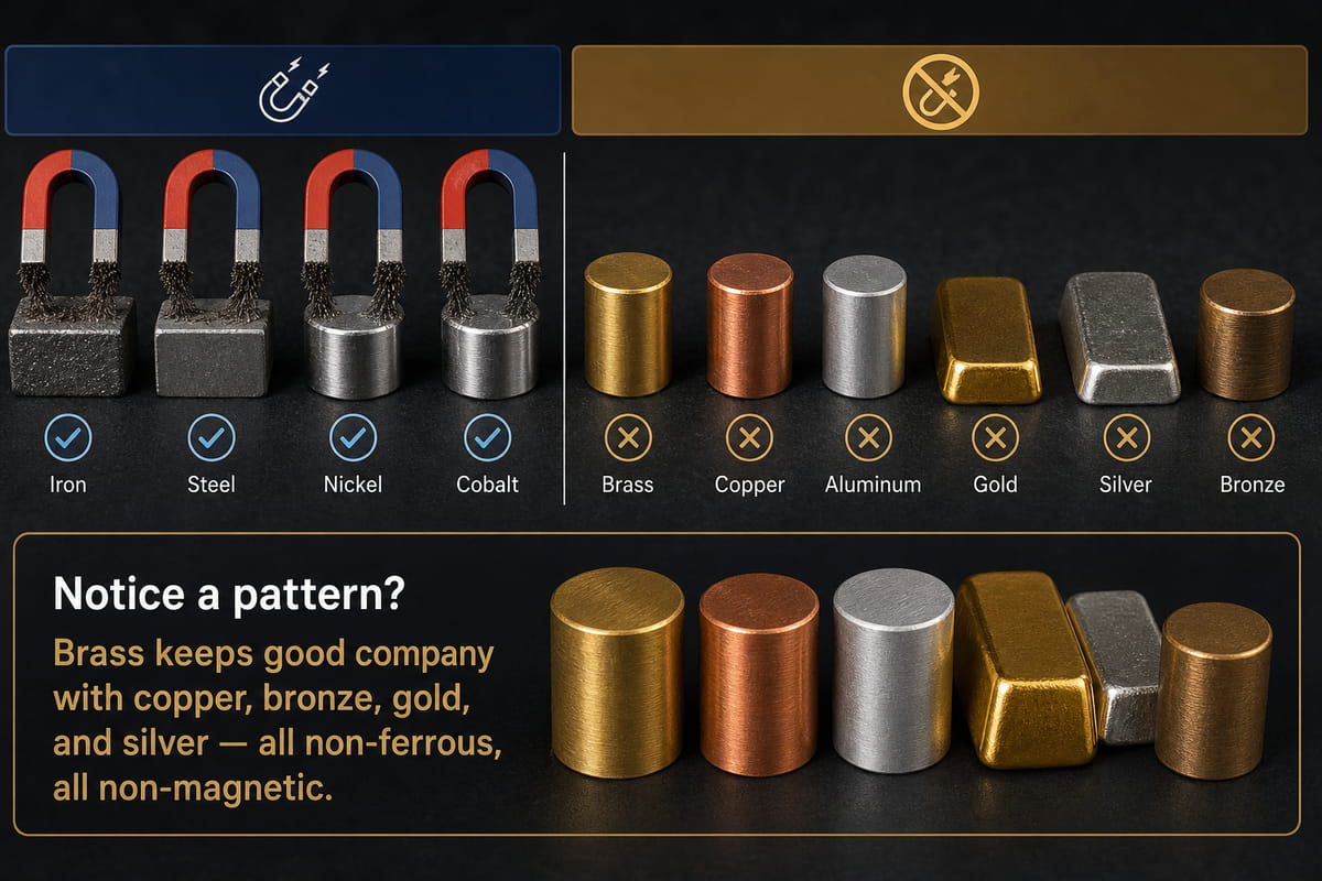 Un magnete si attacca all’ottone? La risposta semplice 12 Come si comporta l'ottone rispetto ad altri metalli?
