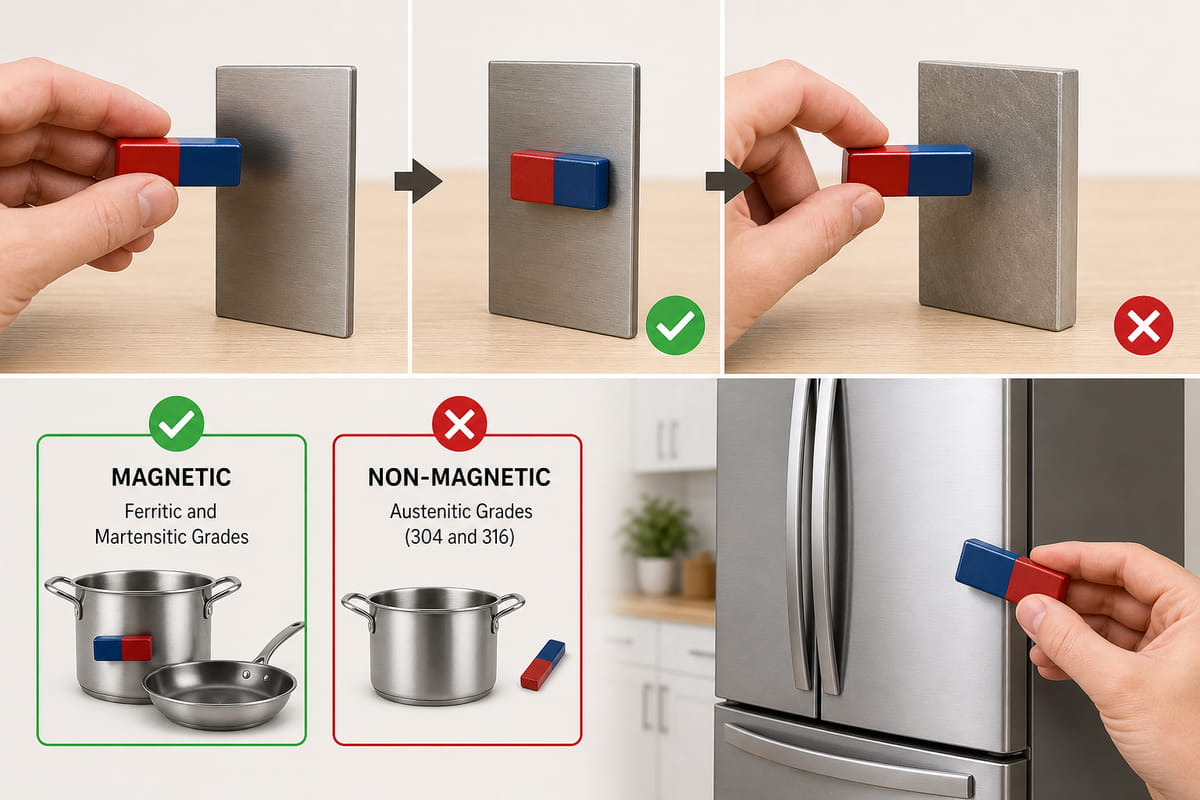 Un magnete si attacca all’alluminio? (Ecco la verità!) 8 Come verificare se un metallo è magnetico