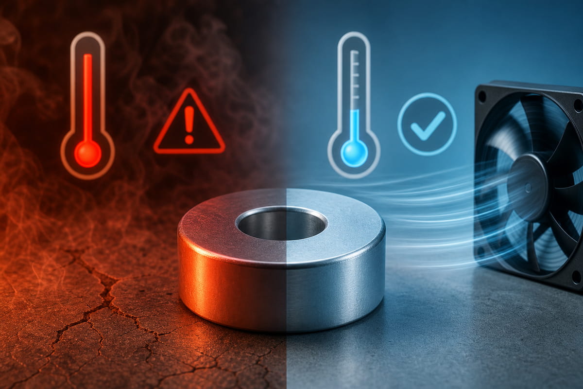 Mantieni fresco il magnete al neodimio