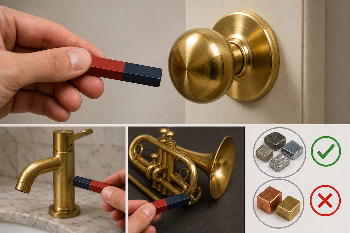 Un magnete aderisce all’ottone? La risposta semplice 4 L'ottone vero è amagnetico