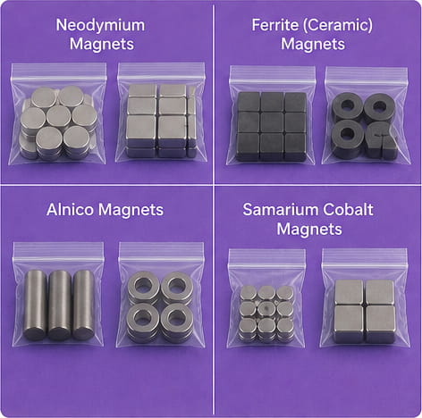 Come conservare i magneti al neodimio: guida completa alla sicurezza 10 Classifica per tipo di magnete