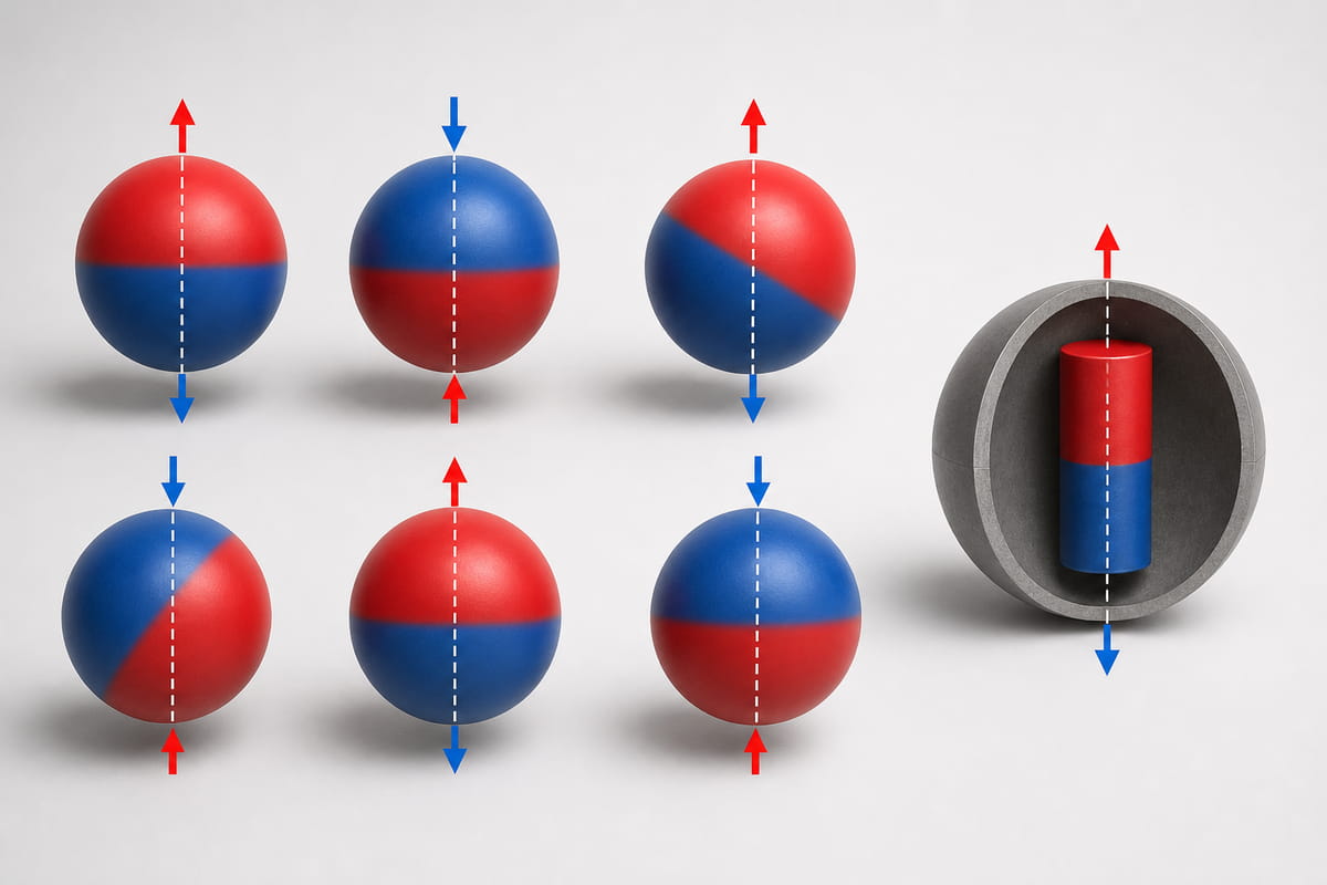 I magneti al neodimio hanno un polo nord e un polo sud? (Sì, ecco perché) 7 Direzioni di magnetizzazione dei magneti sferici