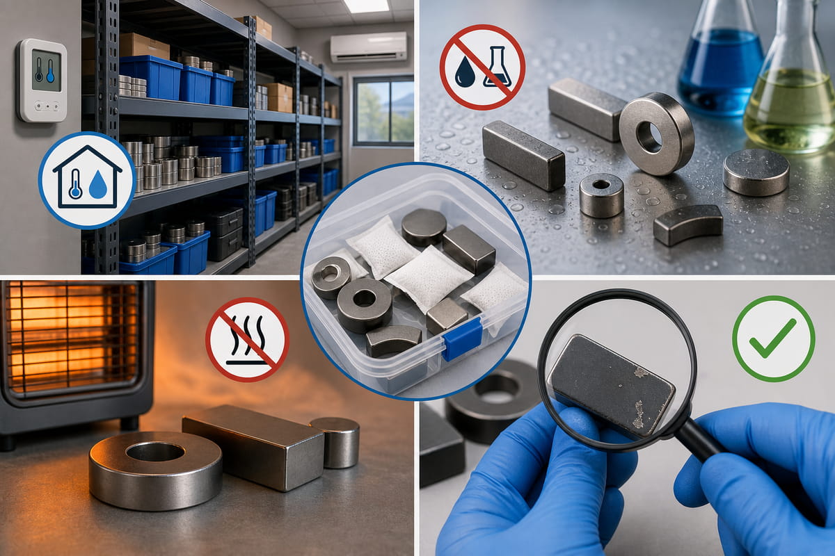 Consigli per la conservazione per prevenire la corrosione dei magneti
